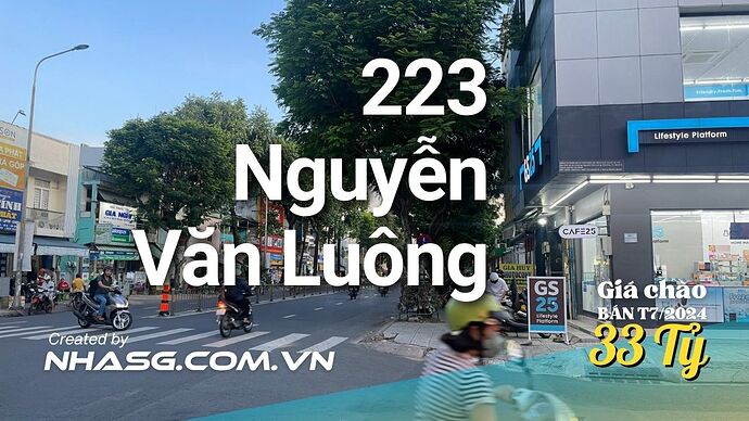 Bán nhà góc 2 mặt tiền Quận 6 223 Nguyễn Văn Luông 4