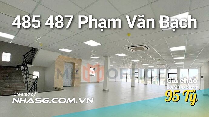 Bán toà nhà 485 487 Phạm Văn Bạch Phường 15 Quận Tân Bình 2