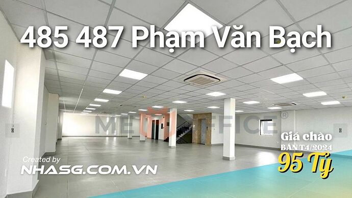 Bán toà nhà 485 487 Phạm Văn Bạch Phường 15 Quận Tân Bình 1