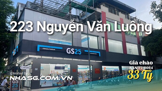 Bán nhà góc 2 mặt tiền Quận 6 223 Nguyễn Văn Luông 1