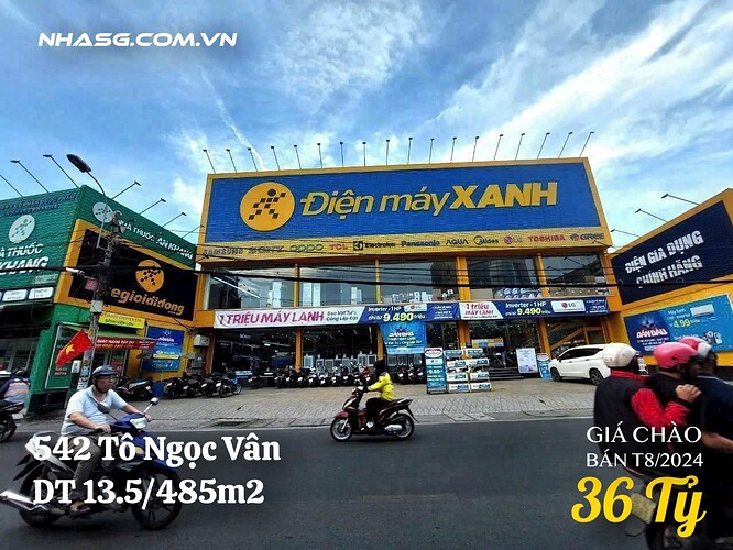 Bán nhà mặt tiền Quận Thủ Đức 542 Tô Ngọc Vân 10