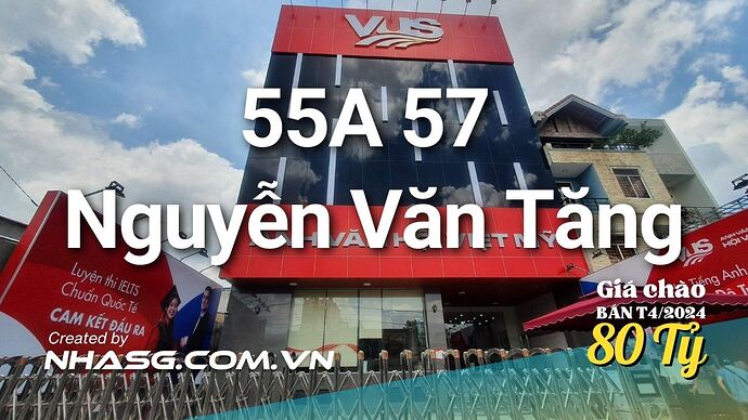 Bán nhà mặt tiền đường Nguyễn Văn Tăng 1